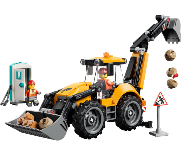 LEGO CITY 60480 Żółta koparko-ładowarka - 1529816 - zdjęcie 3